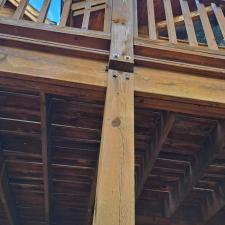 Log Home Surface Stripping And Staining In Jasper GA 33